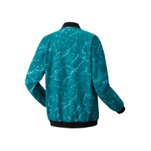 Yonex kurtka treningowa Warm-Up Club Team YJ0041 2024 niebiesko-zielona chłopcy